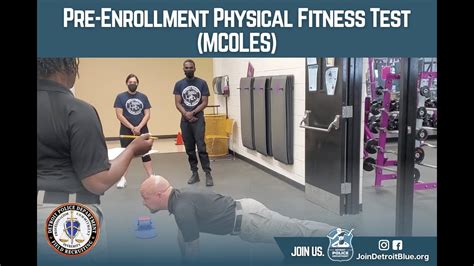 how hard is the mcoles physical test|mcoles physical fitness test requirements.